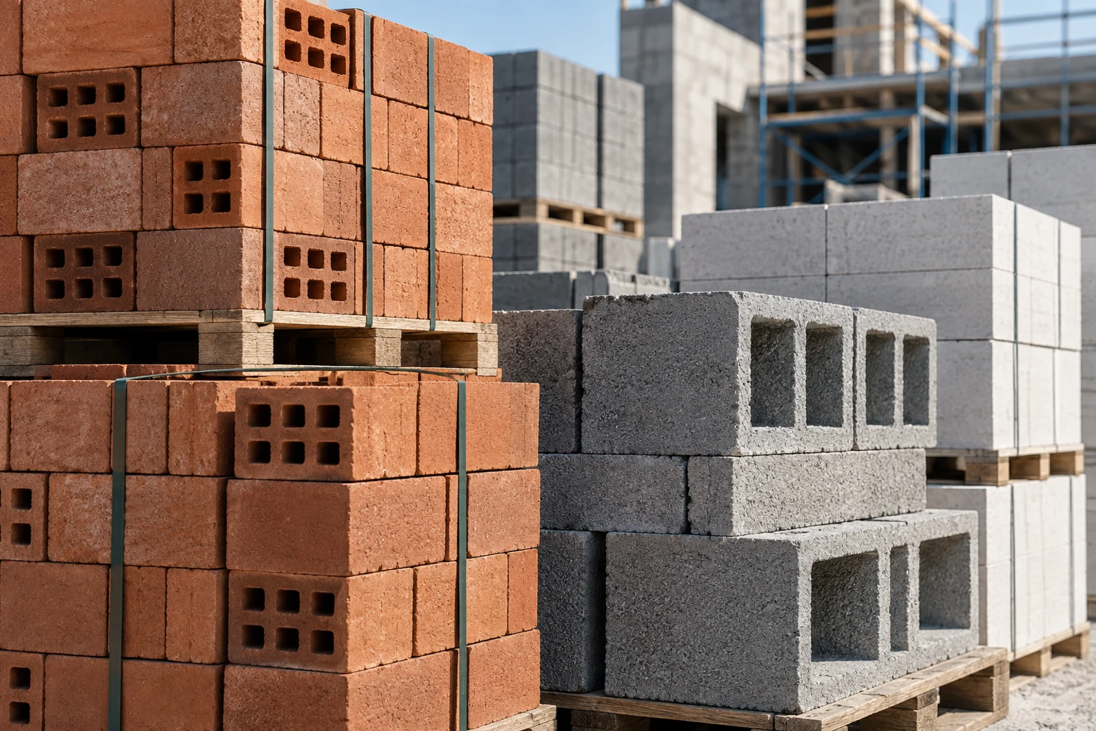 Masonry materials available for wholesale supply