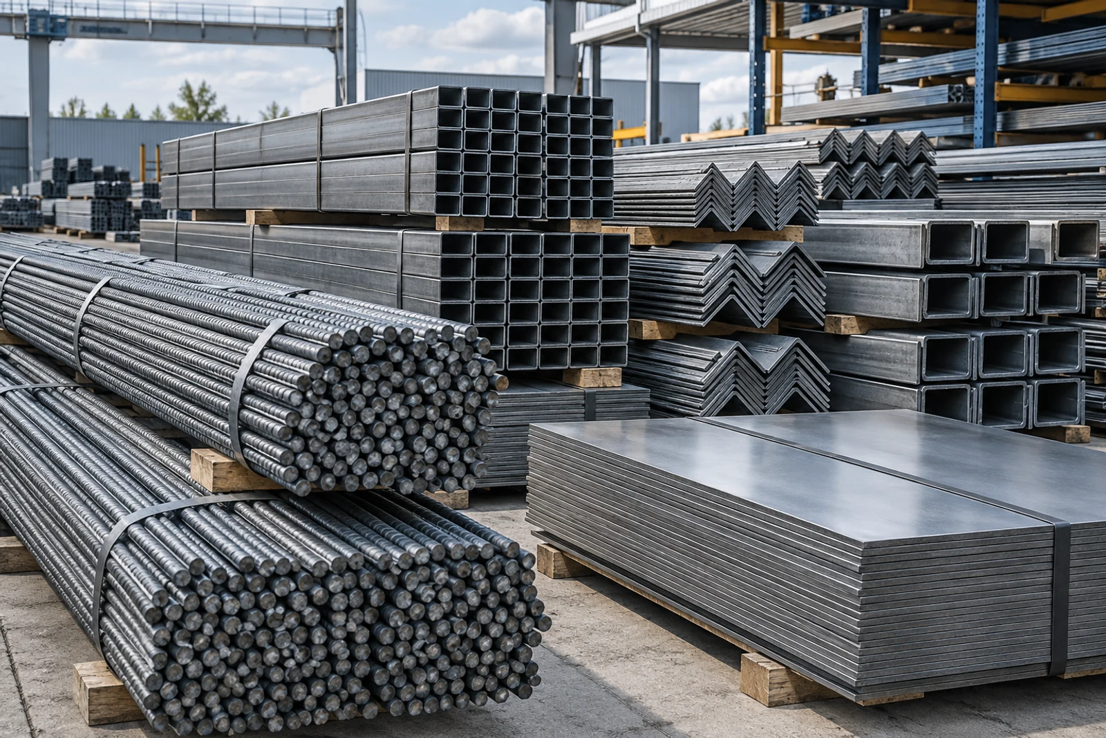Metal products available for wholesale supply