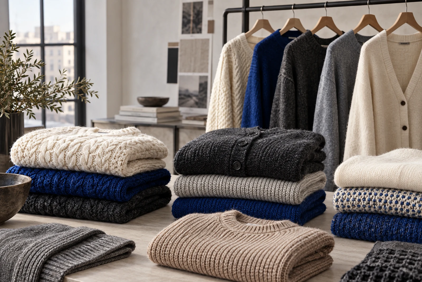 Knitwear available for wholesale supply