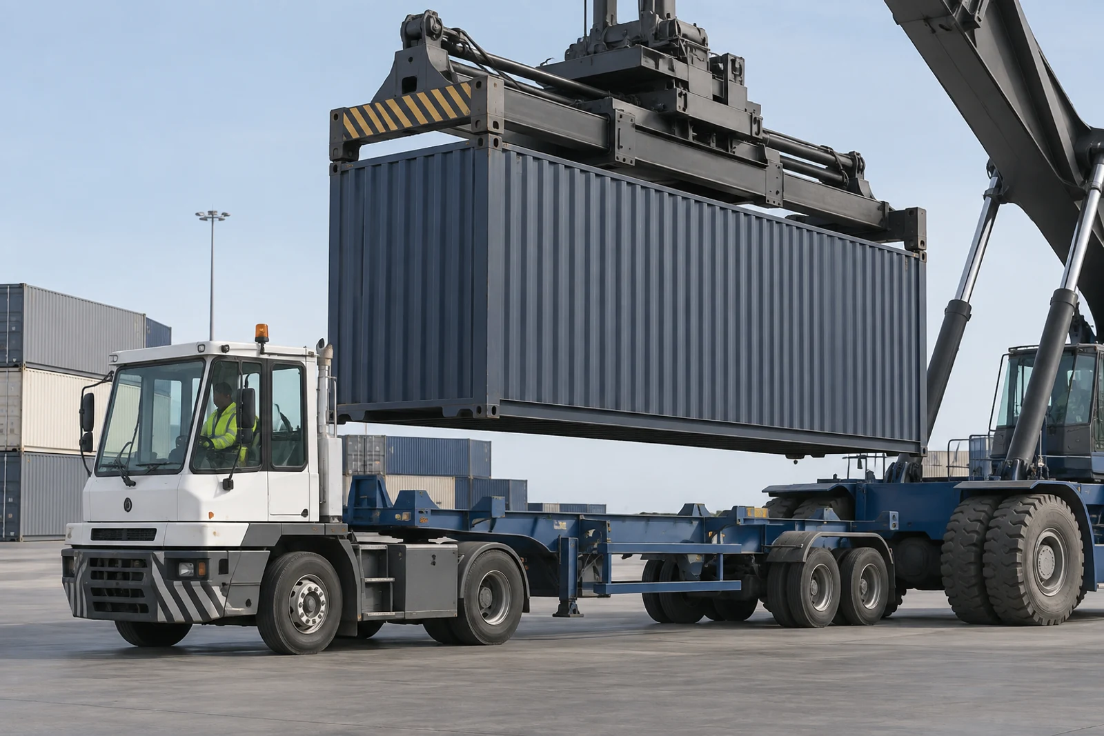 Container transport available for wholesale supply