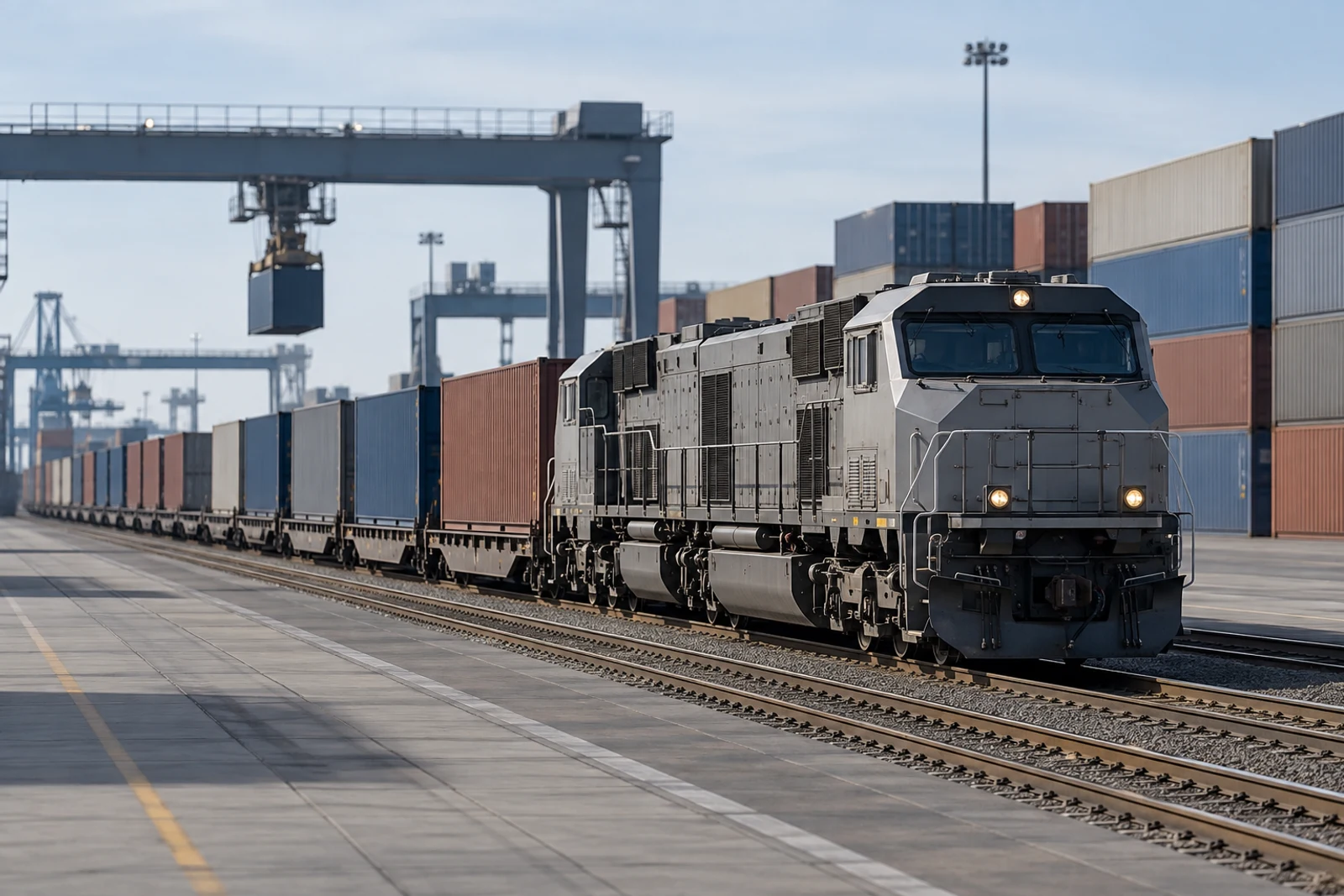 Rail transportation available for wholesale supply