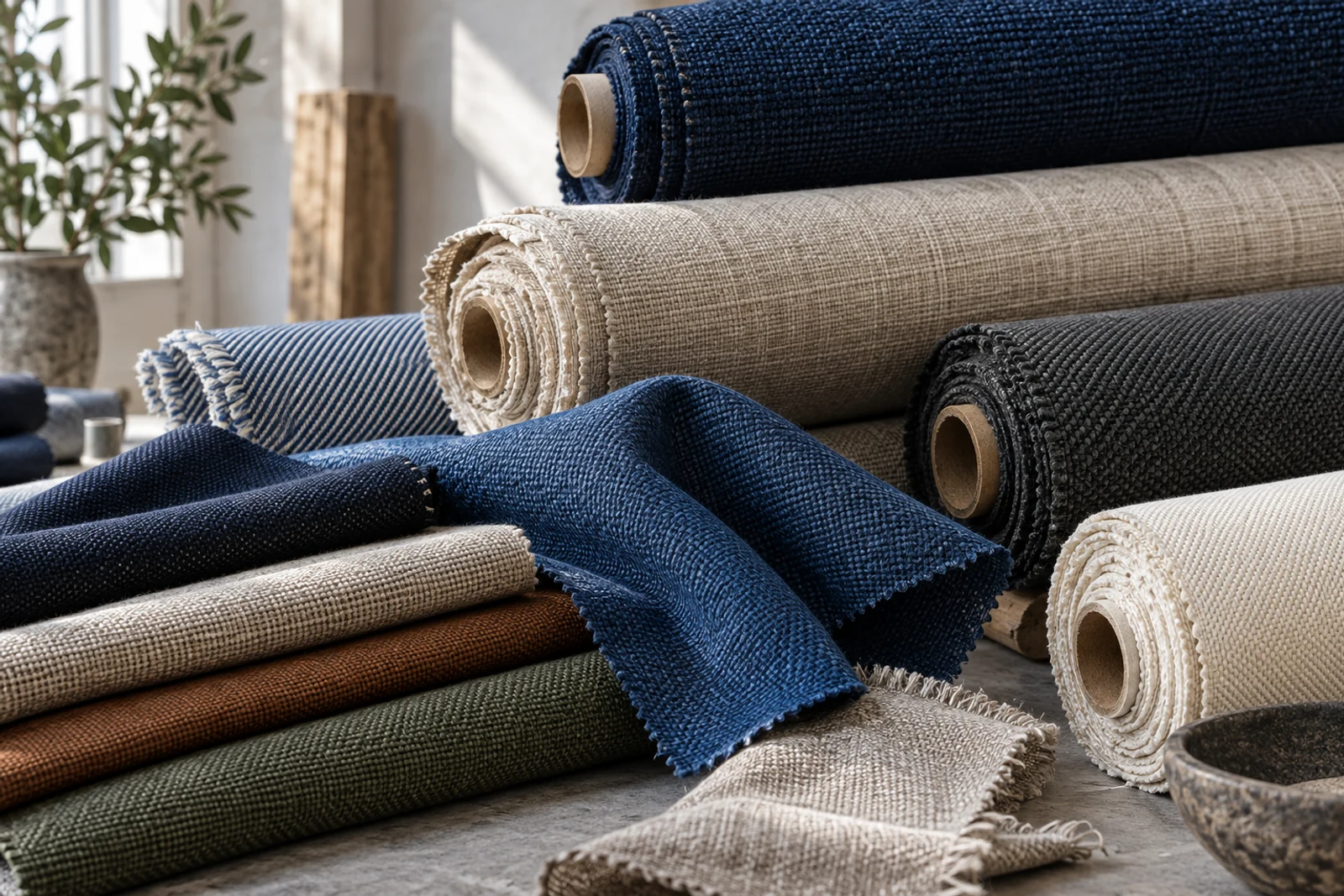 Woven fabrics available for wholesale supply